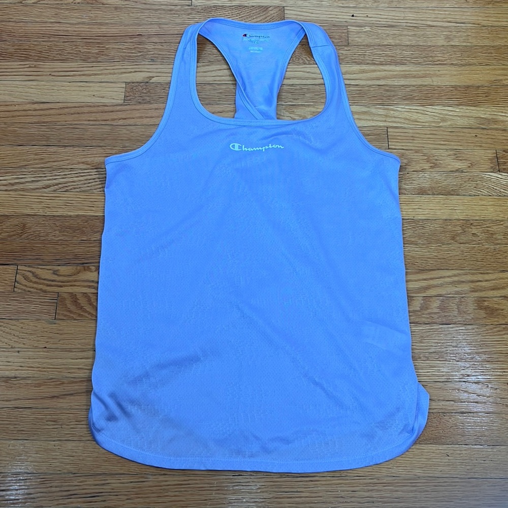 Lavender Crisscross Champion Workout Tank.